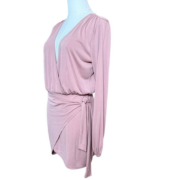 Lovers & Friends NEW Emmy Dress Mauve Color Size S Modal Blend Unlined Pull-On - Picture 6 of 10